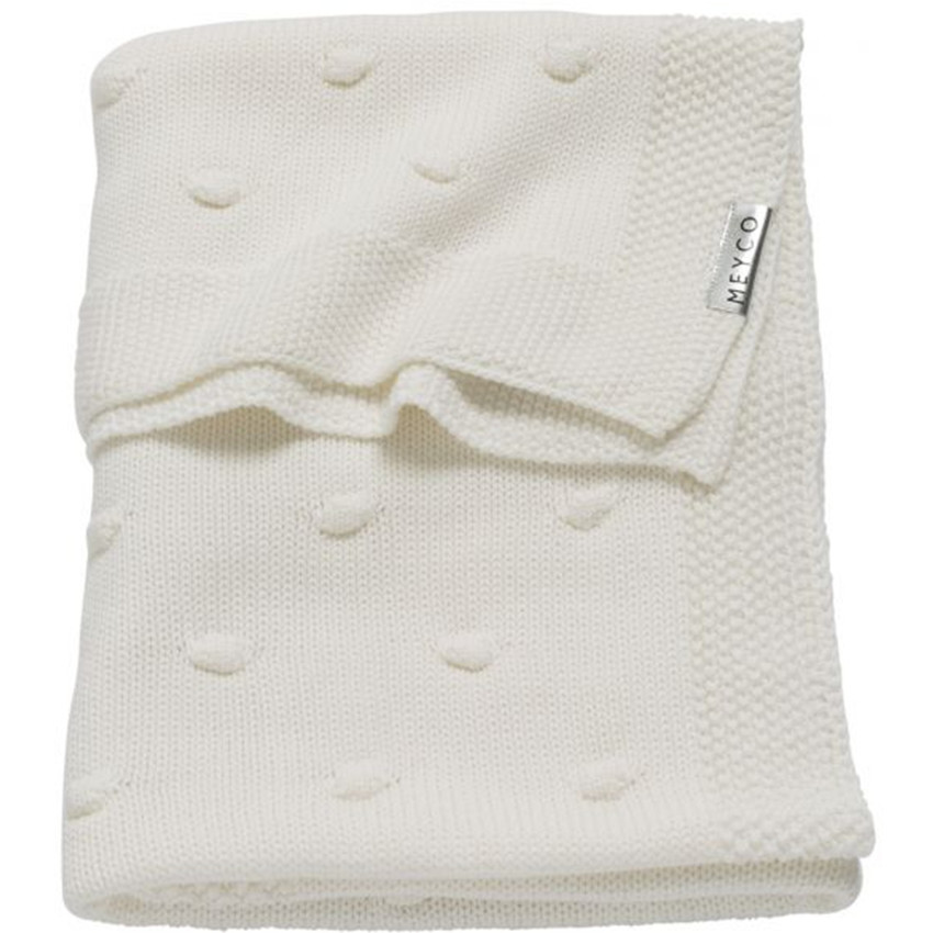 Couverte knots Offwhite - 100x150 cm 