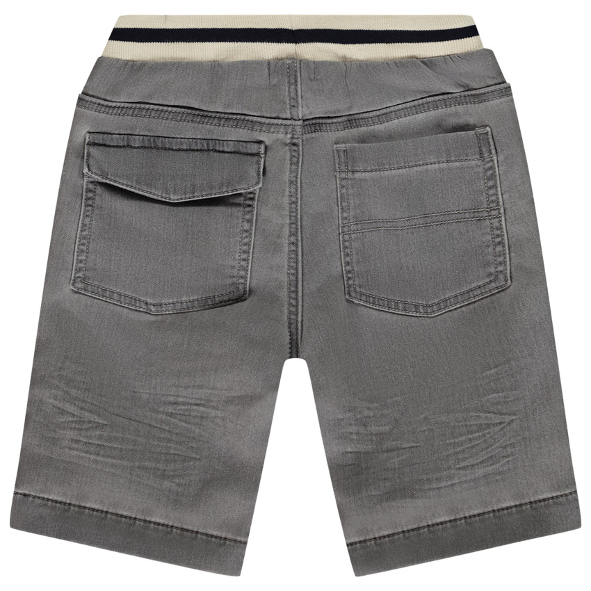 Bermuda jeanslook met fantasietaille en elastische taille voor jongen 