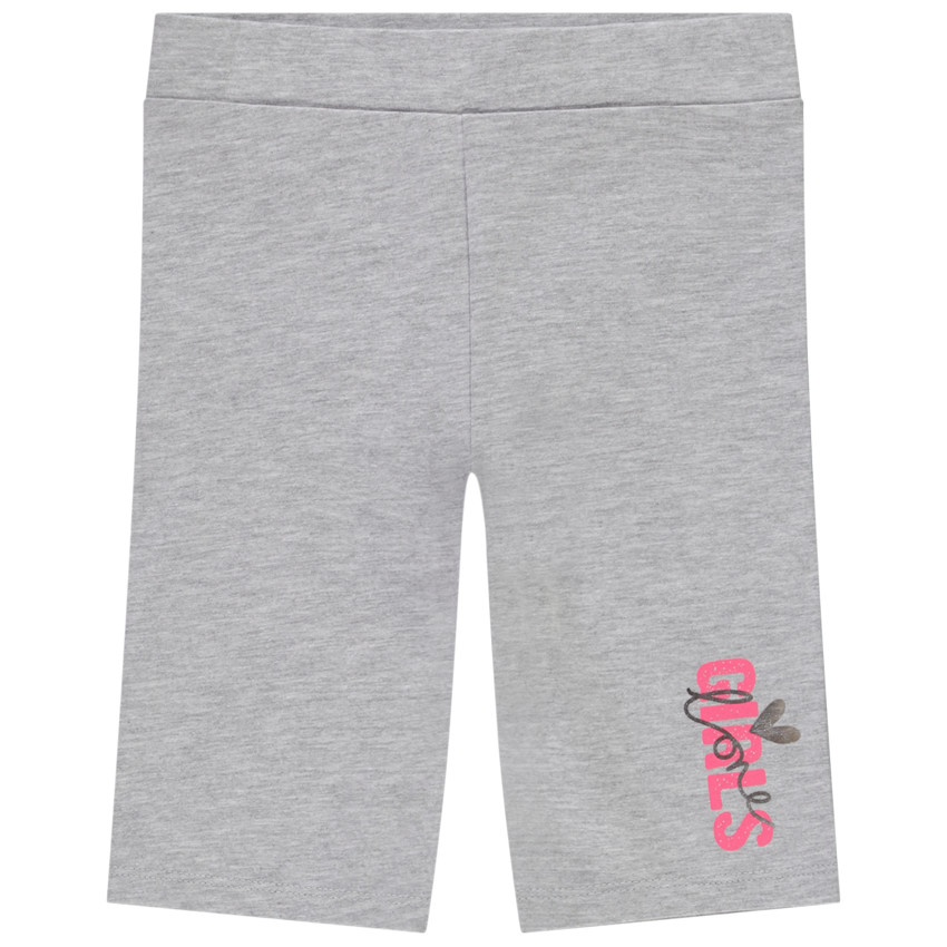 Cycliste uni avec détail fantaisie sur le bas pour fille 