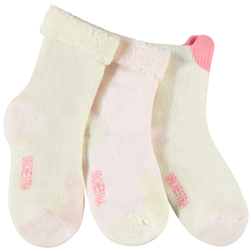Set van 3 paren van chaussettes met lusjes voor meisjes 