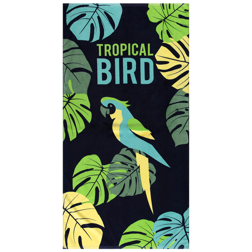 Tropisch print handdoek voor strand 