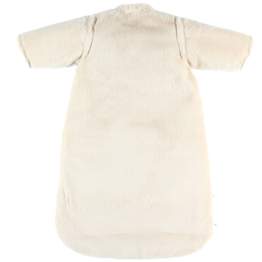 Gigoteuse à manches fausse fourrure d'ivoire 1-6m 70cm 