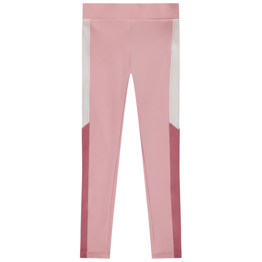 Korte broek in jersey met colour block effect voor meisjes 