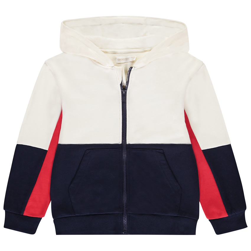 Gilet molleton effet color block pour garçon 