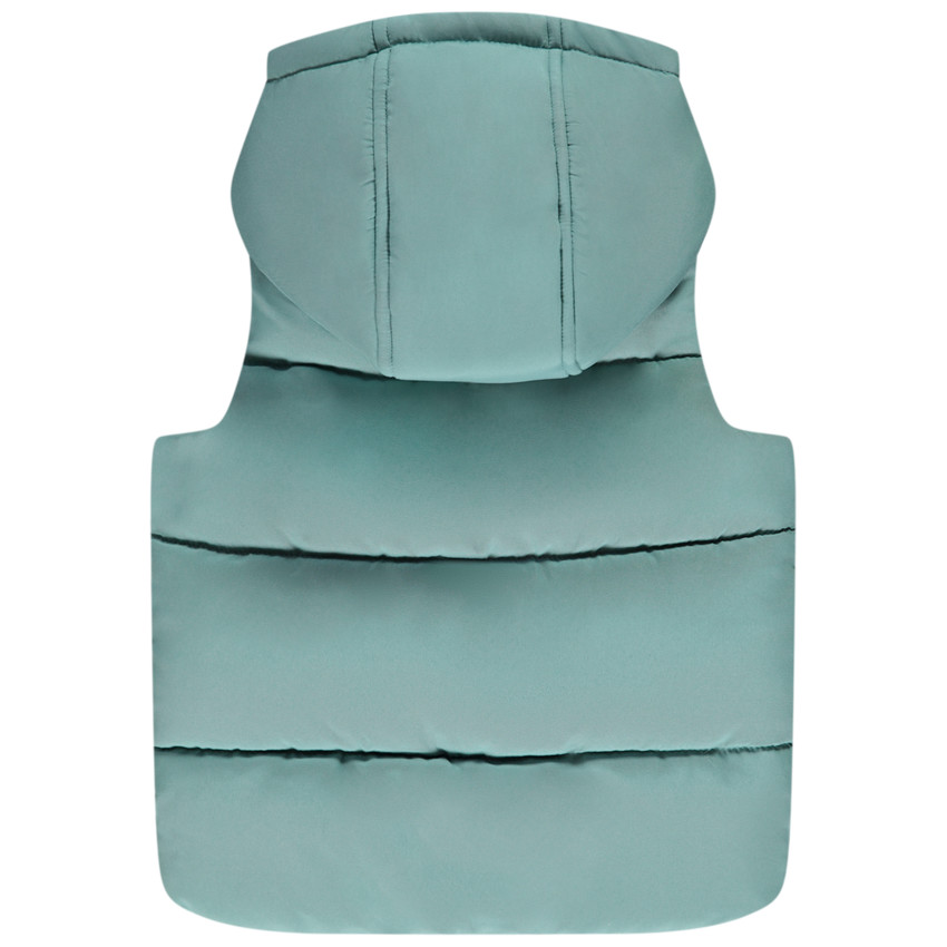 Doudoune longue sans manches matelassée pour bébé garçon 