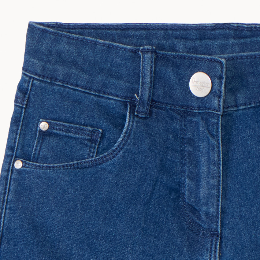 Short in jeans met zakken voor meisjes 