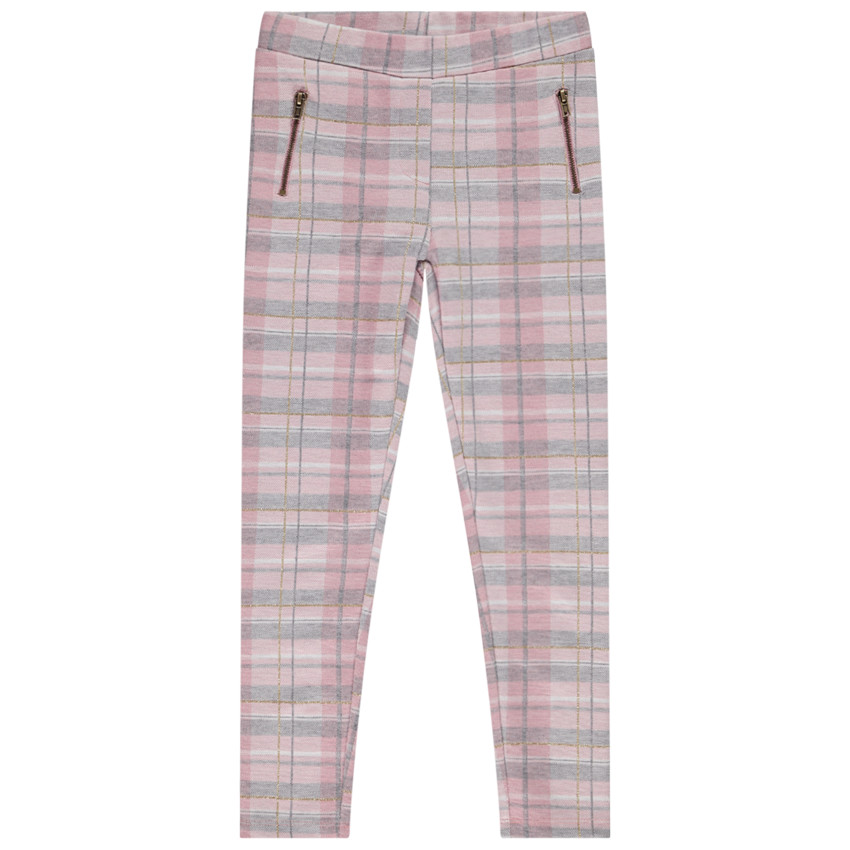 Jegging à carreaux pour fille  