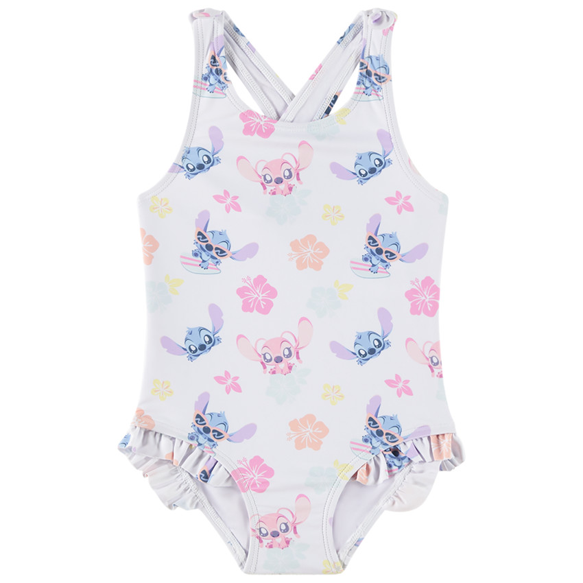 Maillot de bain 1 pièce Stitch & Angel Disney pour bébé fille 