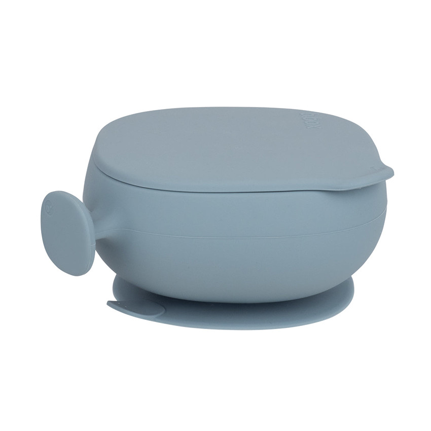 Bol en silicone avec ventouse et couvercle Ocean 