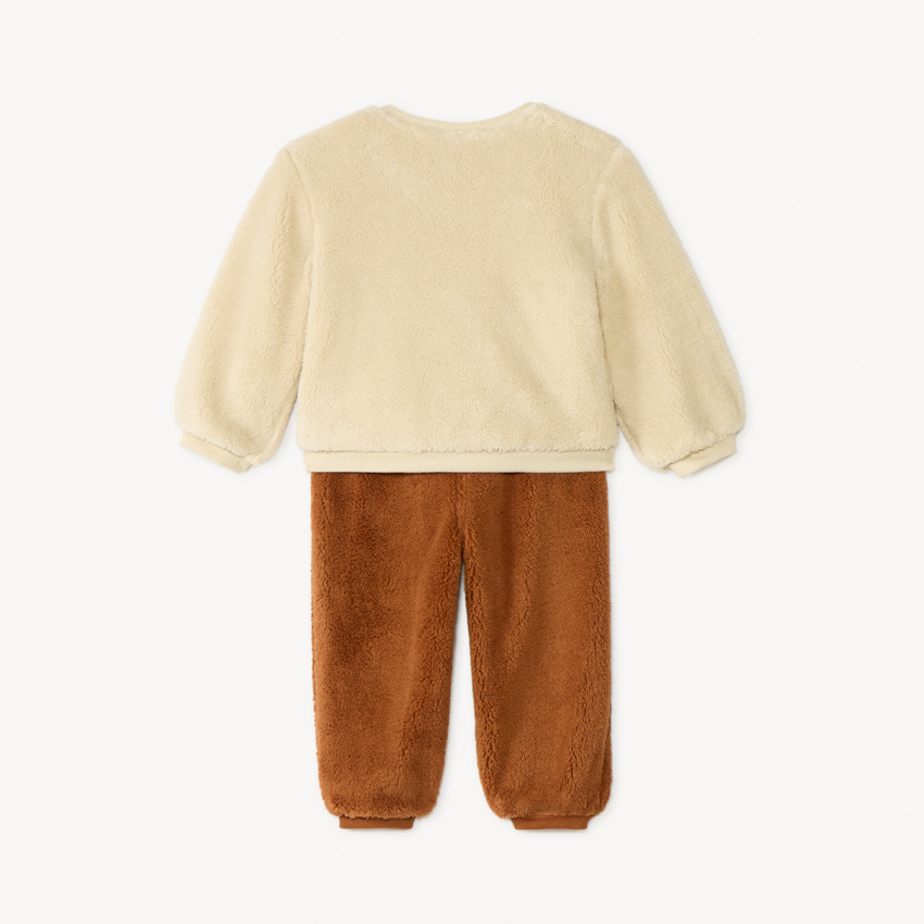 Jogging set van sherpa voor babyjongen 