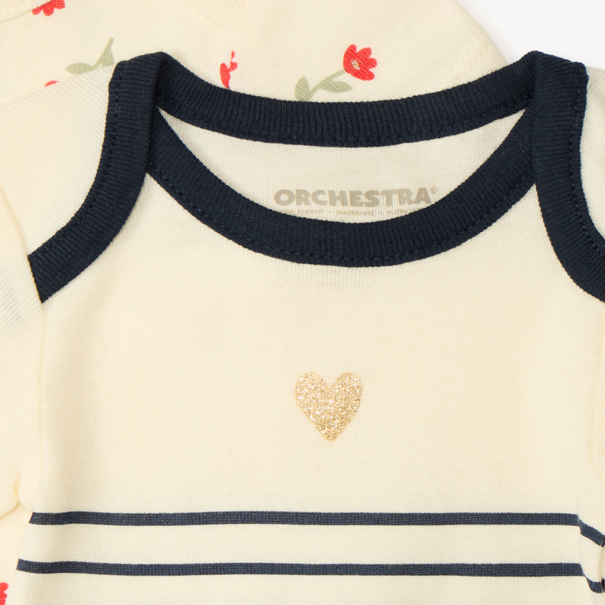 Set van 7 bodies korte mouwen fantasie voor meisjes 