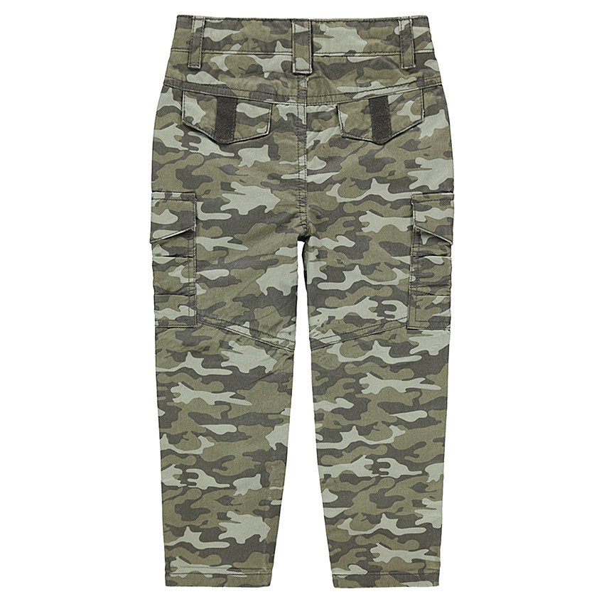 Pantalon à poches style cargo avec motif army all-over 