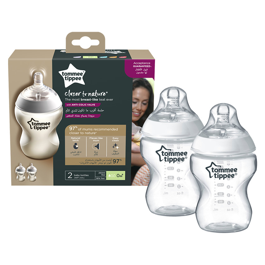 Zuigfles Closer to nature 260 ml x2 