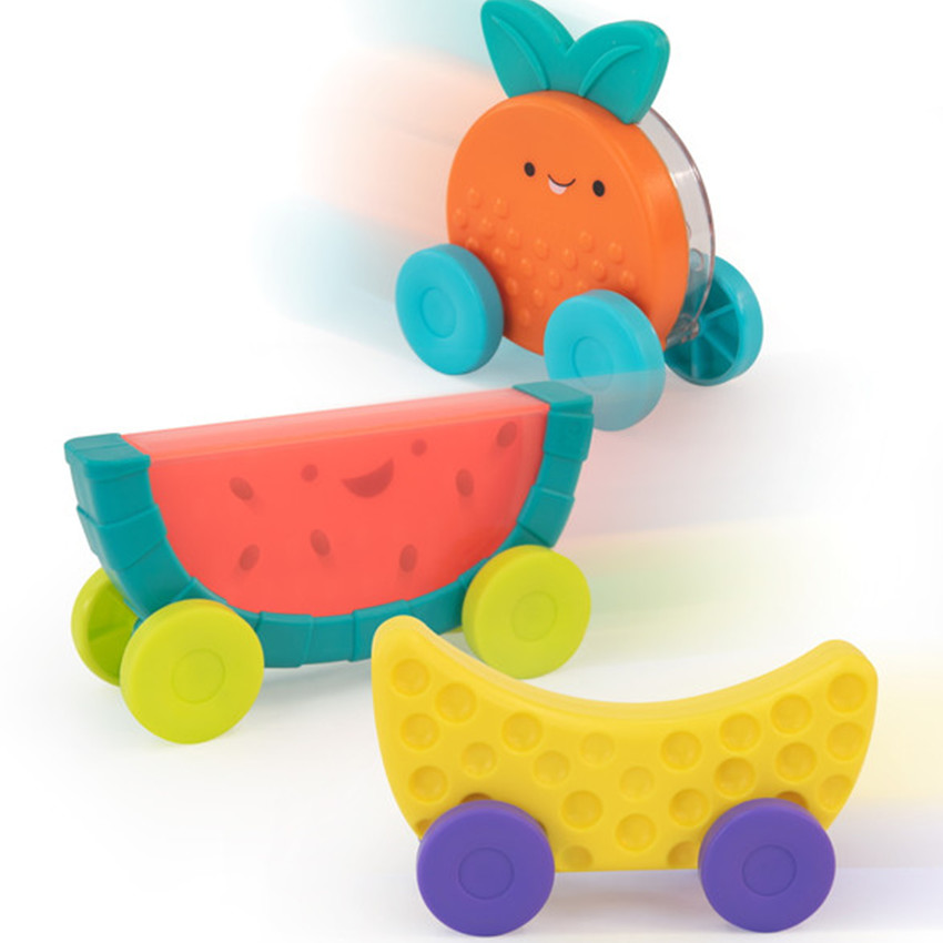 Speelgoed om te stapelen fruitauto 