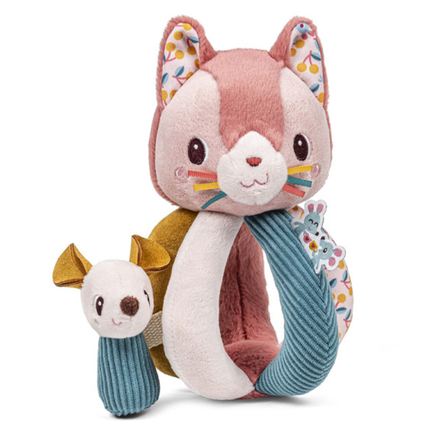 Hochet à poignées Jeanne le Chat 