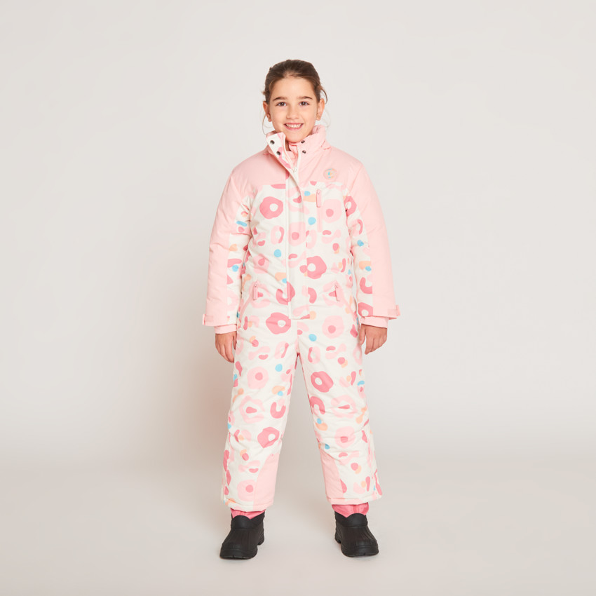 Combinaison de ski imprimé arty pour fille  