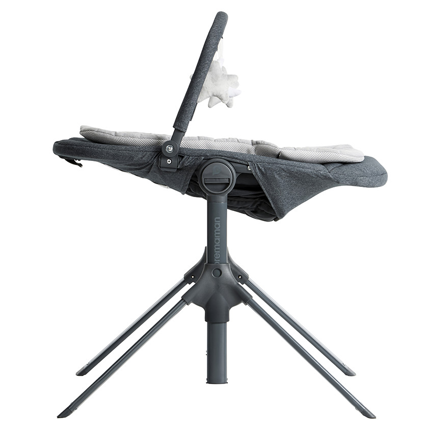 Transat réglable en hauteur Uppy gris 