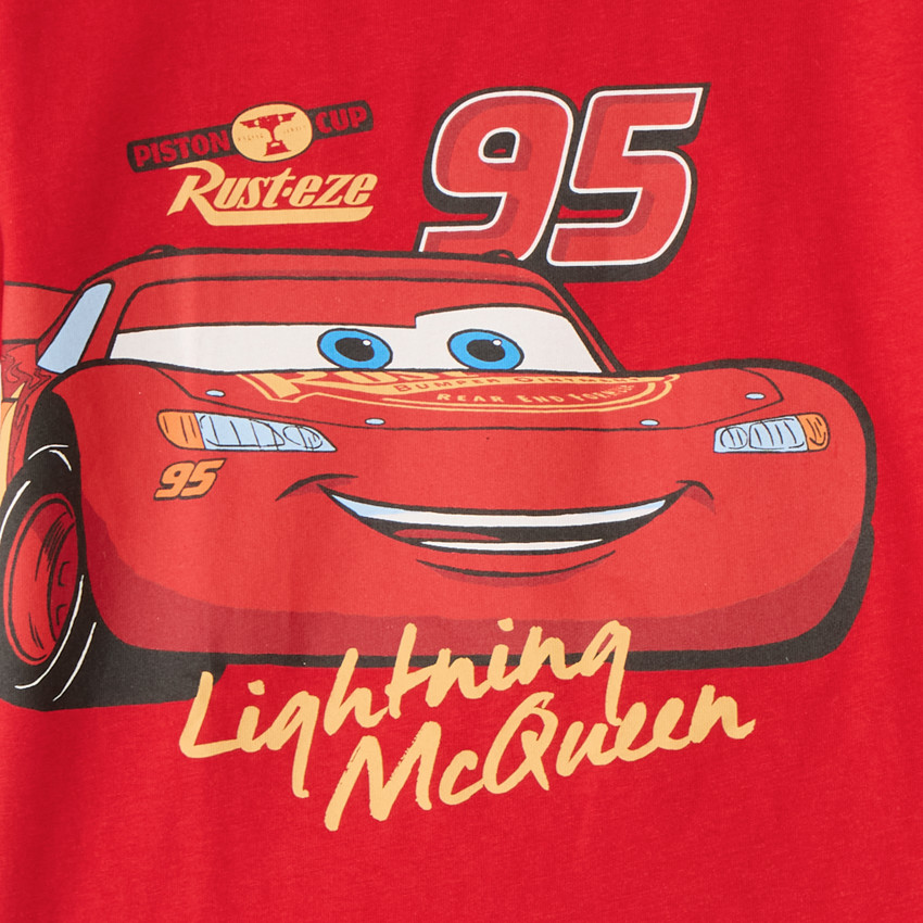 Set de pyjama court 2 pièces t-shirt + short Flash McQueen Disney-Pixar pour garçon 
