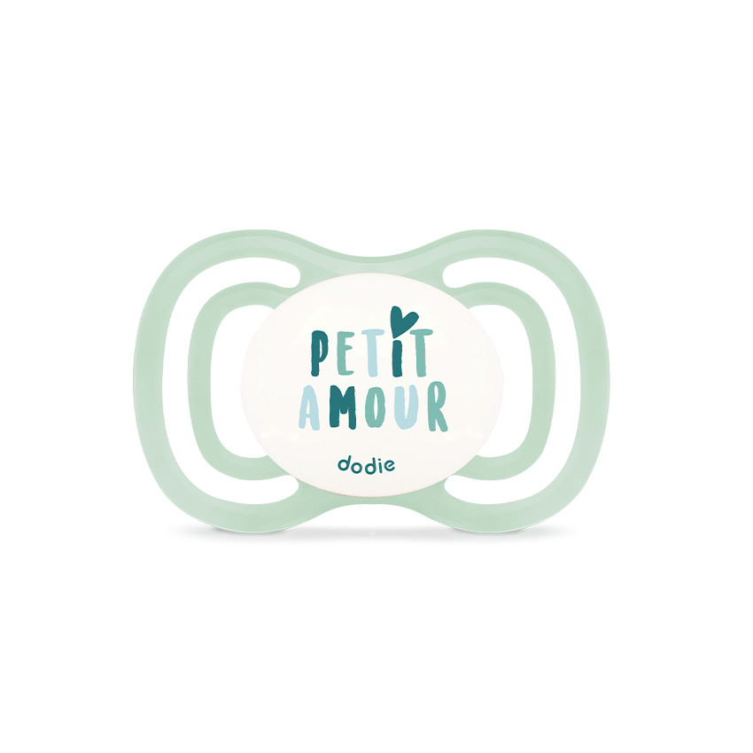 Lot de 2 sucettes en silicone anatomique extra fine jour et nuit 0-6M (modèle aléatoire) 