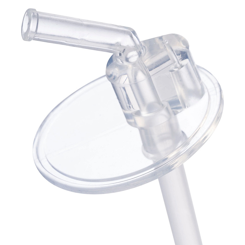 Gourde Isotherme 350ml avec paille silicone Rose 12m+ 