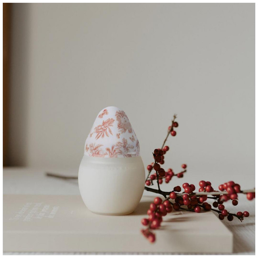 Zuigfles 240ml antibuikkrampjes in silicone Tartine & Chocolat Terracotta 