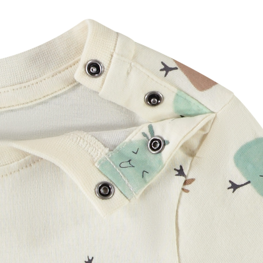 Lange mouwen T-shirt met print van plantachtige wezens voor jongen 