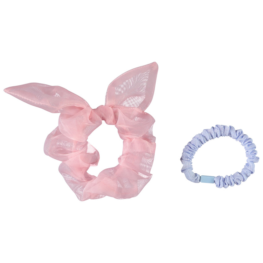 Set van 2 fantasie scrunchies voor meisjes 