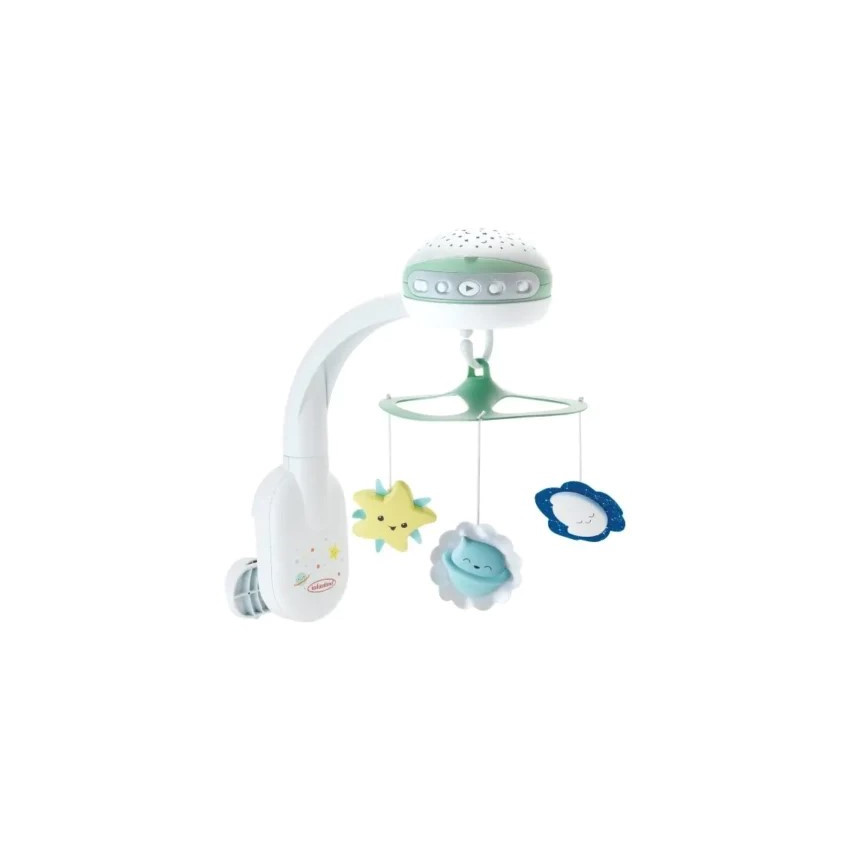 PROJECTEUR MUSICAL MOBILE 3 EN 1 - VERT 