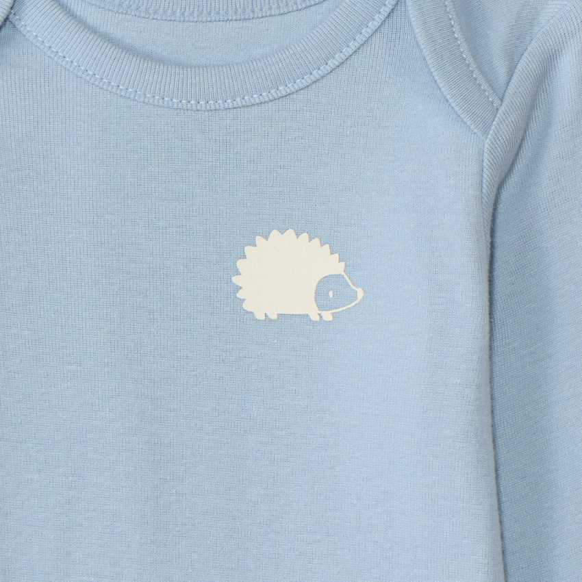 Set van 5 lange mouwen bedrukt rompertjes voor jongen. 