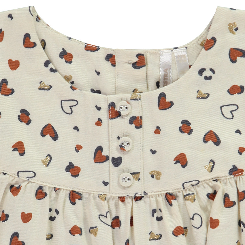 Ensemble tunique fantaisie + gilet et legging pour bébé fille 