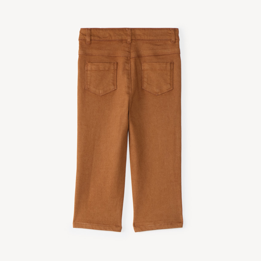 Pantalon bébé garçon en denim uni 