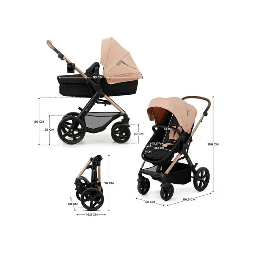 STROLLER TRIO TRAVEL SYSTEM MOOV2 3IN1 SAND BEIGE EVA 