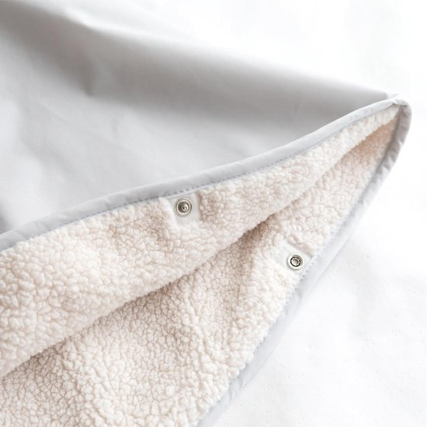 Poncho de voyage waterproof teddy+coated- 9/36M- Plum 