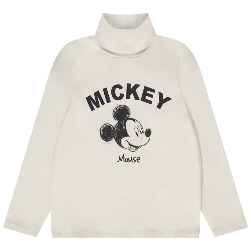 Sous-pull col roulé print Mickey Disney pour garçon 