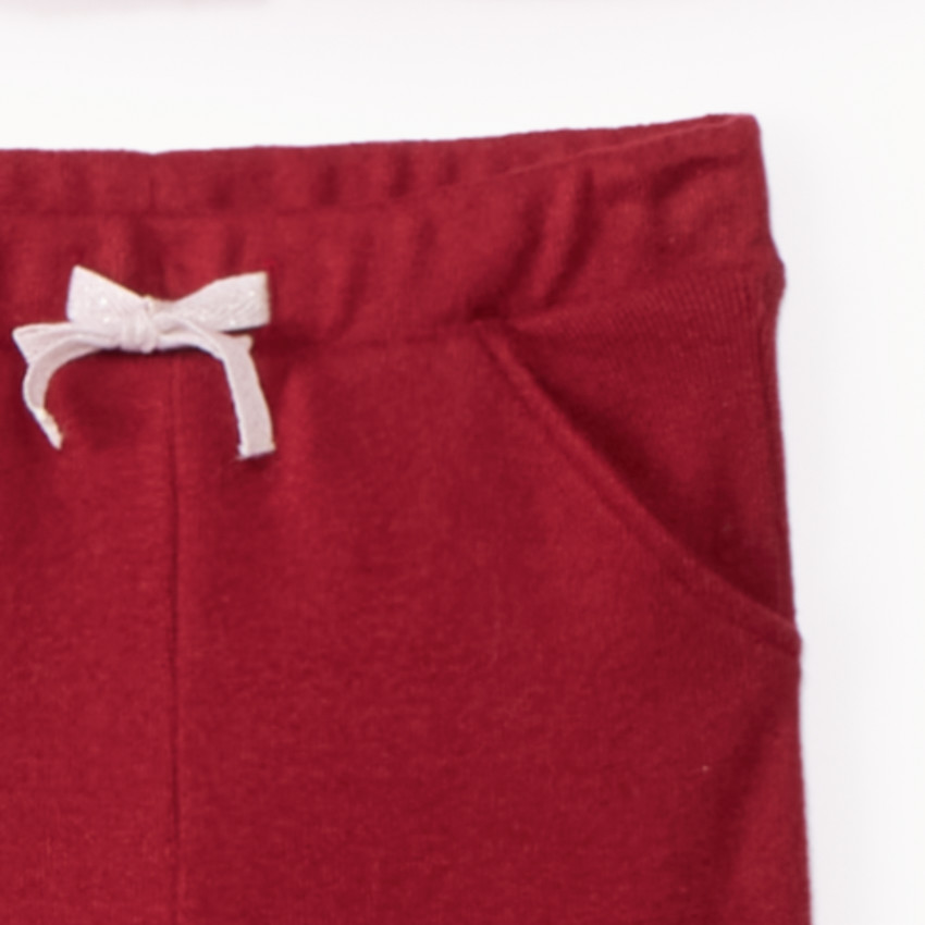 3-delige set met tuniek, mouwloze trui en joggingbroek voor babymeisje 