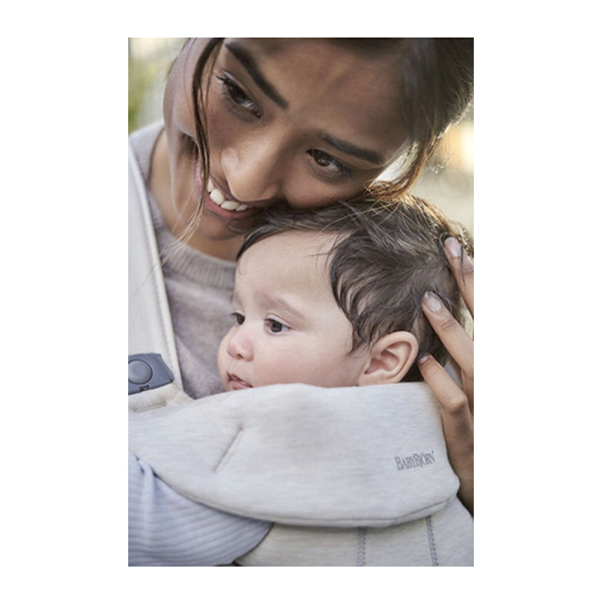 Porte-bébé Mini 3D jersey - Light Beige 