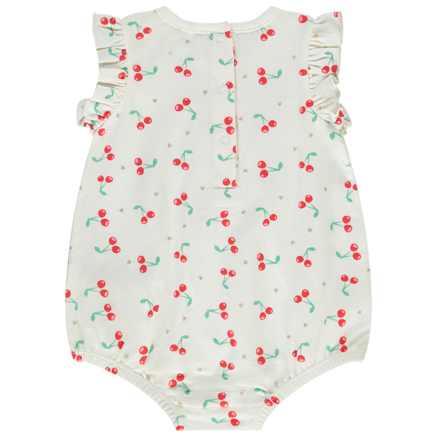 Set van 2 korte jumpsuits in jersey voor meisjes 