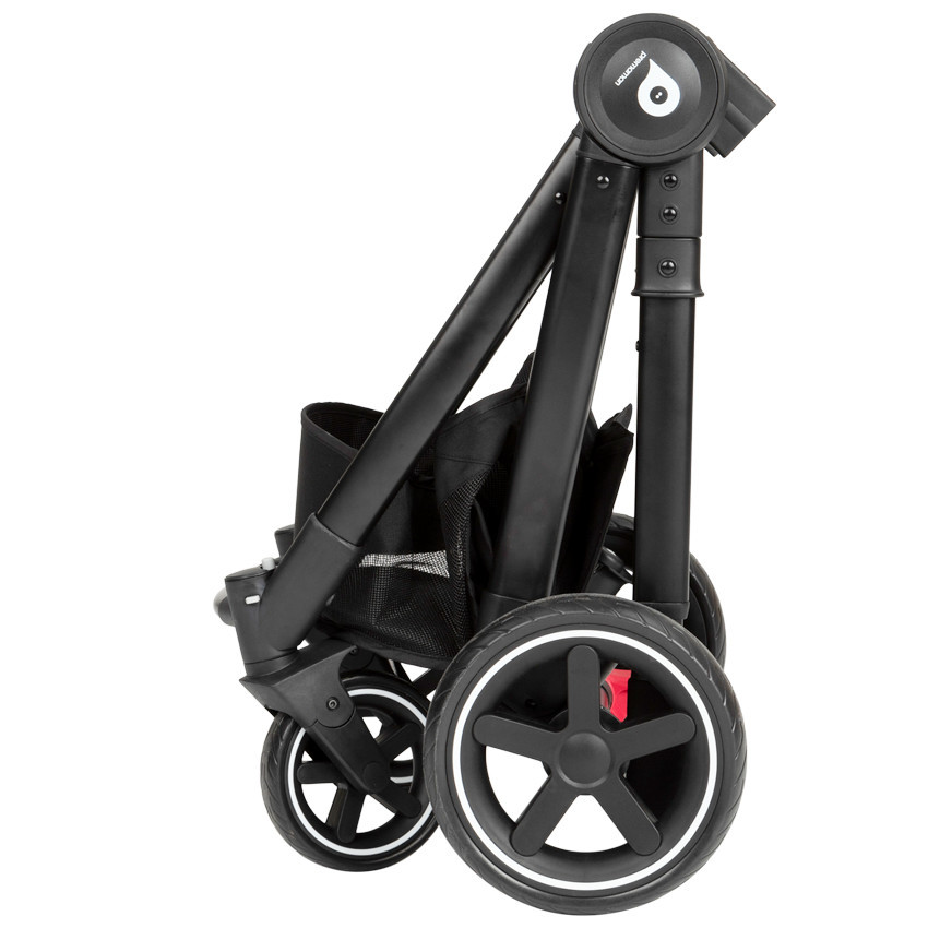 Kinderwagen duo Théa 2 in 1 grijs gemêleerd/zwart 