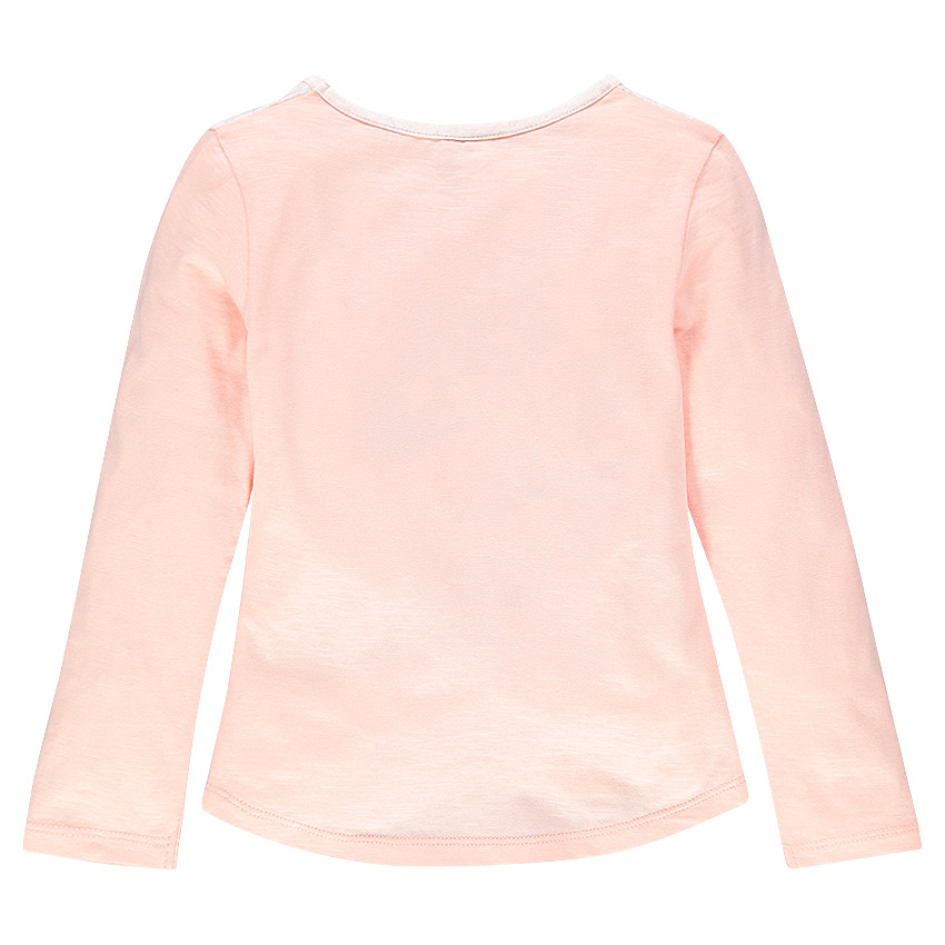 Tee-shirt manches longues bicolore print Tour Eiffel 