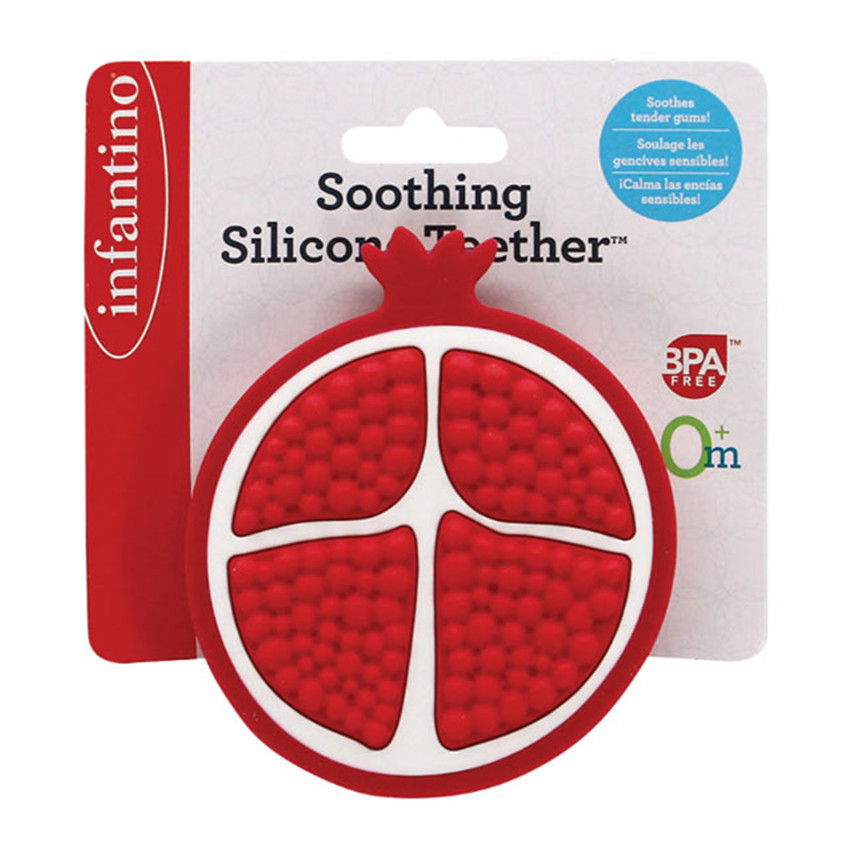 Bijtring in silicone Pomegranate 