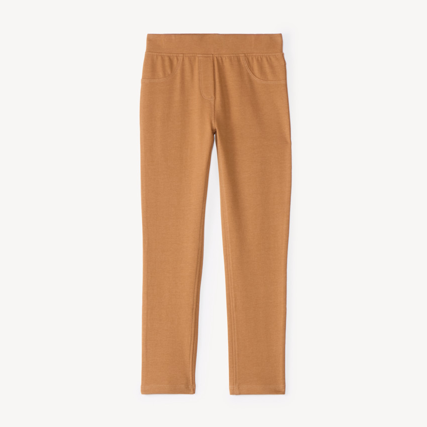 Eenkleurige leggings voor meisje 