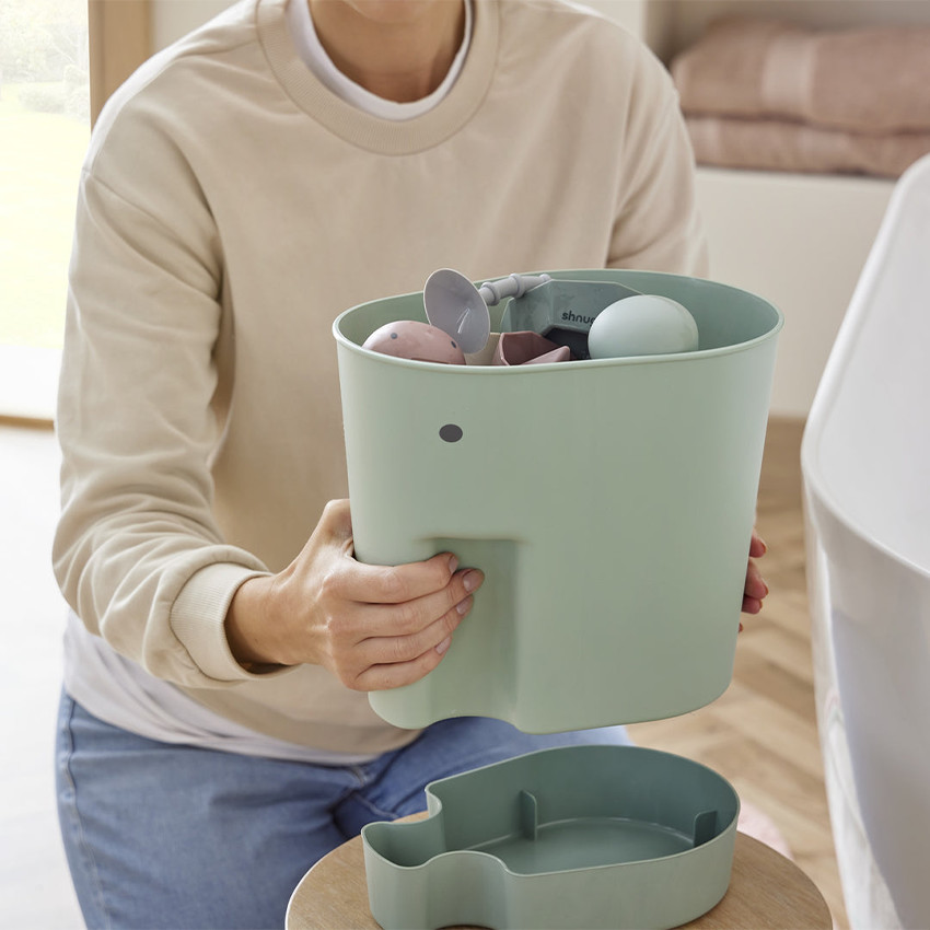 Box de rangement jouets de bain Ellie l'éléphant Taupe   