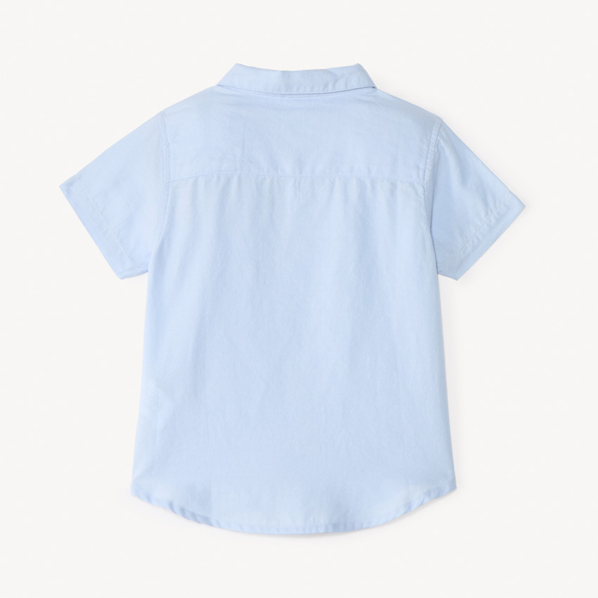 Chemise manches courtes uni pour bébé garçon 