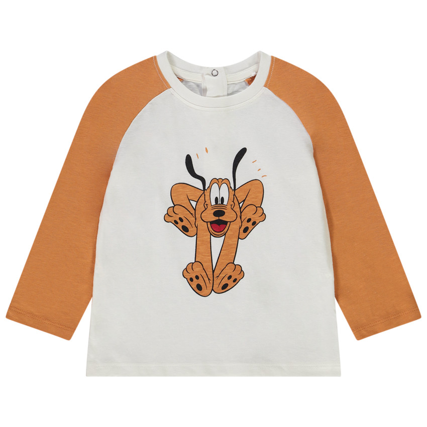 T-shirt manches longues print Pluto Disney pour bébé garçon 