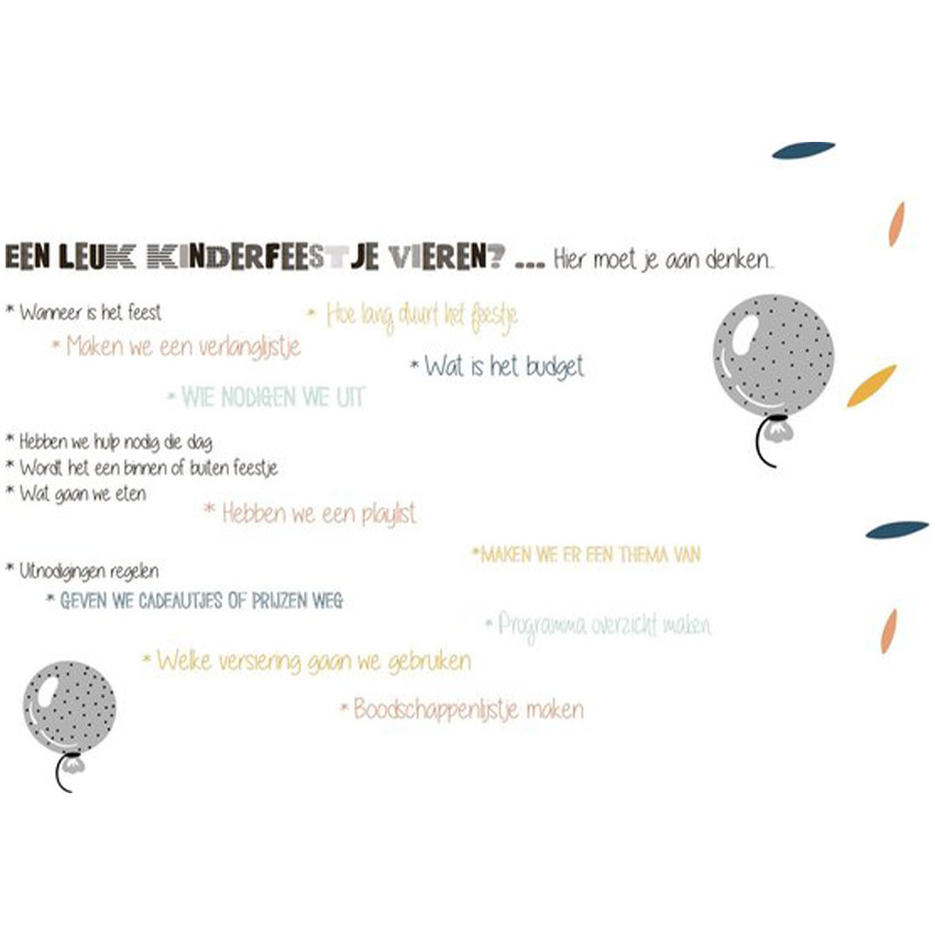 Livre d'anniversaire "Texte Néerlandais" Bleu Indigo 