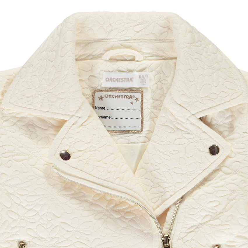 Perfecto in fleece jacquard voor meisjes 