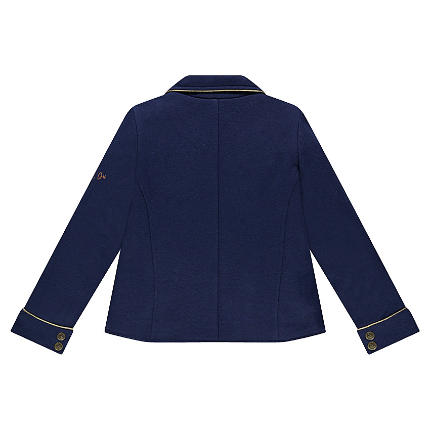 Veste blazer esprit tailleur en molleton 