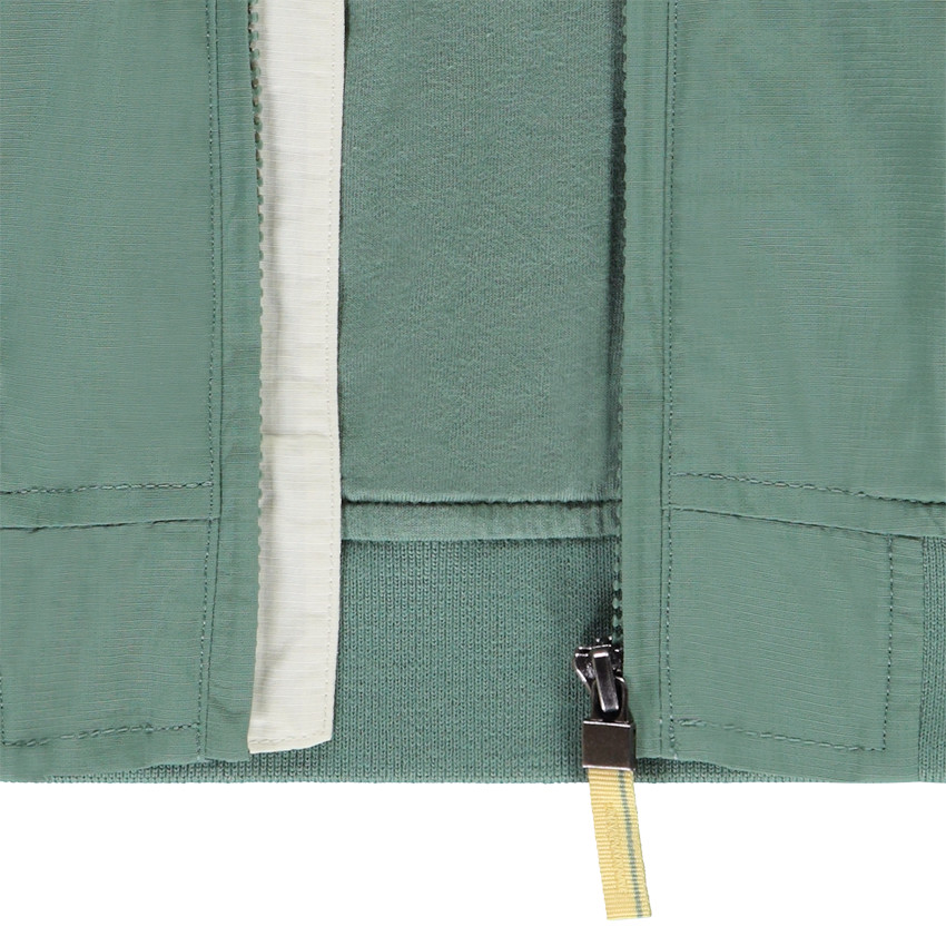Windjack met kleurblok effect en capuchon voor jongen 