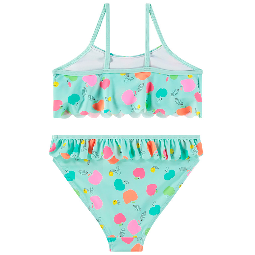 Maillot de bain 2 pièces imprimé fruité pour fille 