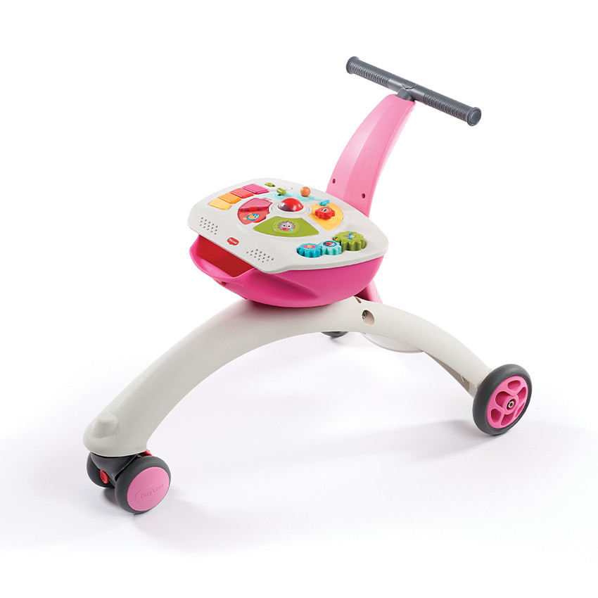 Chariot de marche évolutif 5 en 1 Tiny Rider - Rose 